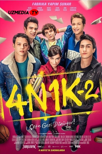To'rt yigit va bir qiz 2 / 4 yigit va 1 qiz 2 / 4N1K 2 Turk kino Uzbek tilida O'zbekcha 2018 tarjima kino Full HD