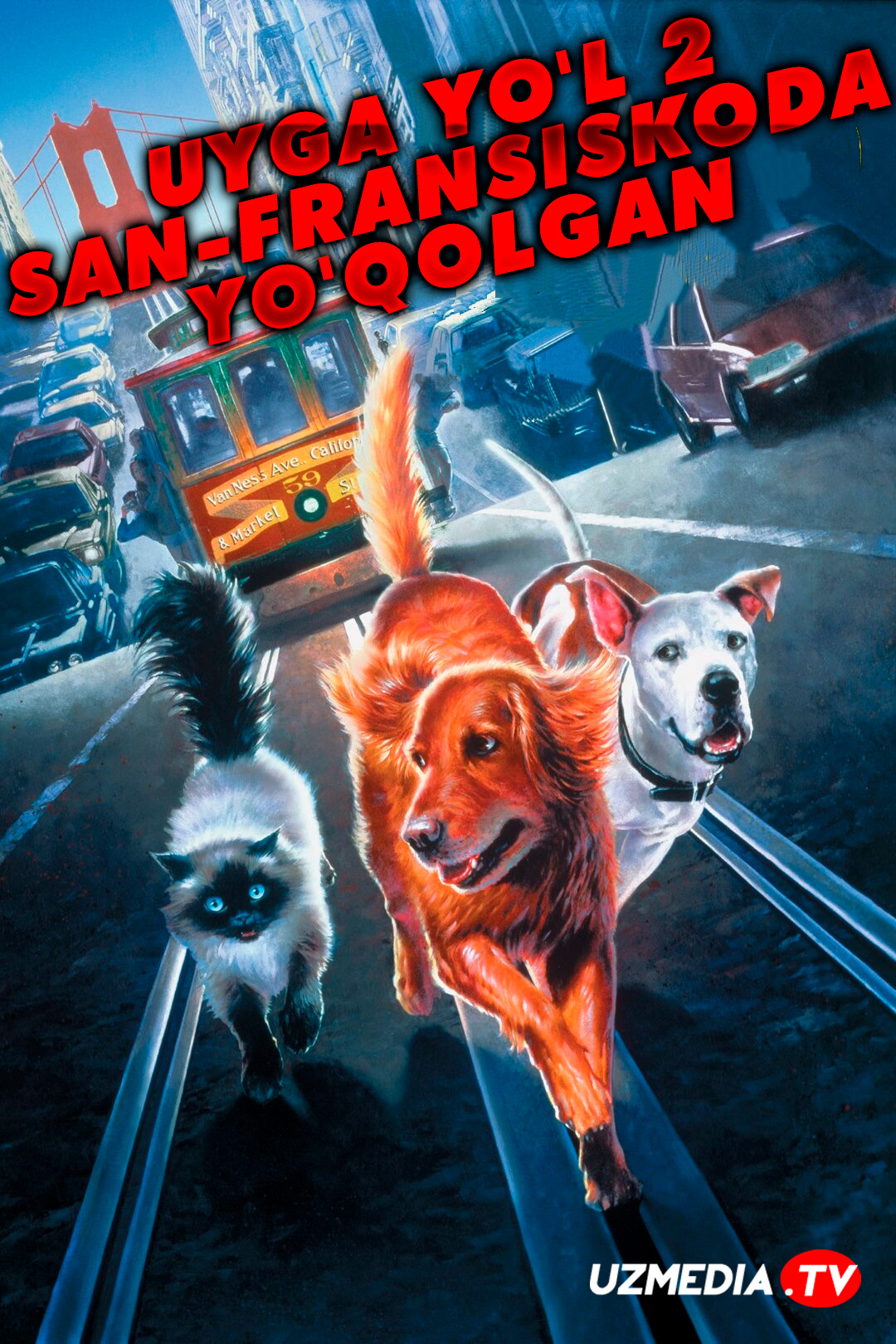 Uyga yo'l 2: San-Fransiskoda yo'qolgan Uzbek tilida O'zbekcha tarjima kino 1996 Full HD skachat