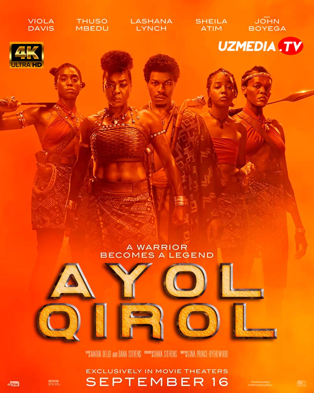 Ayol qirol / Qirol ayol Premyera Uzbek tilida O'zbekcha 2022 tarjima kino 4K UHD skachat